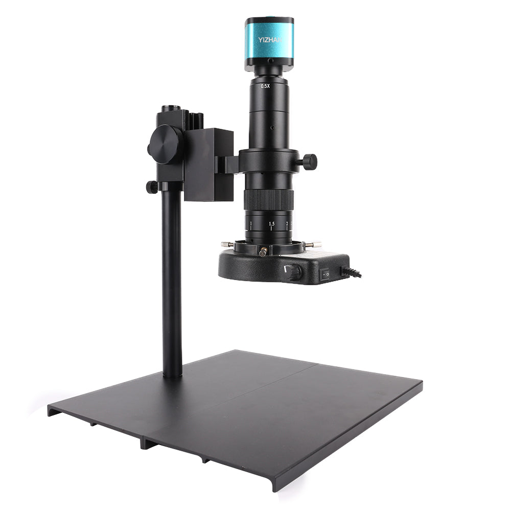 YIZHAN 48MP 4K Electronics Soldering Microscope 1080P HDMI Camera USB Software 1-180x Lens Stand