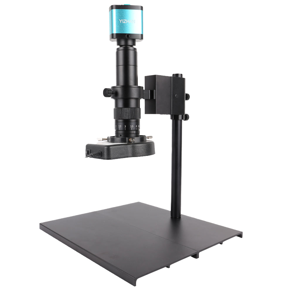 YIZHAN 48MP 4K Electronics Soldering Microscope 1080P HDMI Camera USB Software 1-180x Lens Stand