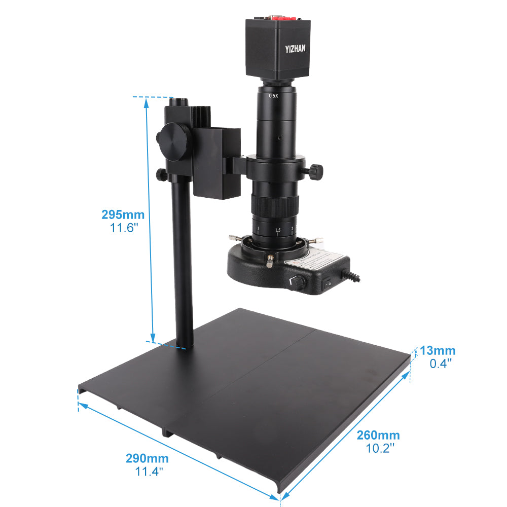 Z180X-XVH2002 Digital Microscope, 180X Zoom, 13MP, HDMI VGA, Remote Control for Lab & Maintenance