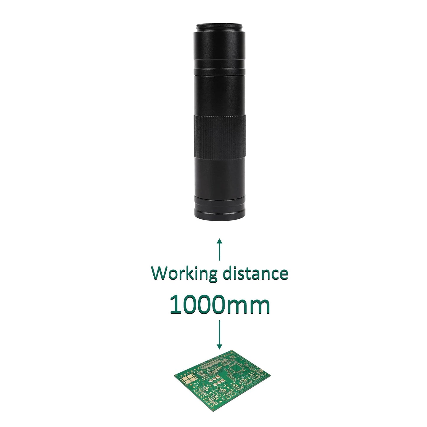 ZDT150X-XHU4002 4K Digital Microscope, 150X Zoom, 48MP Panasonic CMOS, HDMI/USB/TF, Foldable Stand, Remote Control