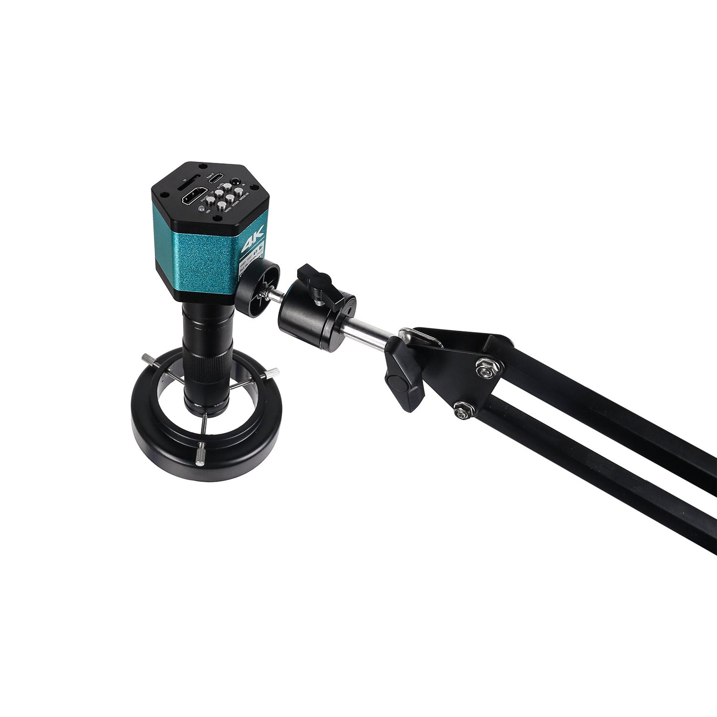 ZDT150X-XHU4006 Digital Microscope, 8MP Sony CMOS, 4K HDMI USB-C, Foldable Stand, Remote Control