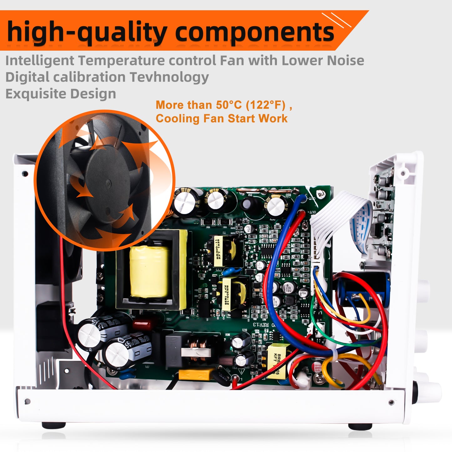 Essential for testing 30V 10A DC Power Supply White KUAIQU SPPS-C3010 USB 5V2A & CV/CC mode