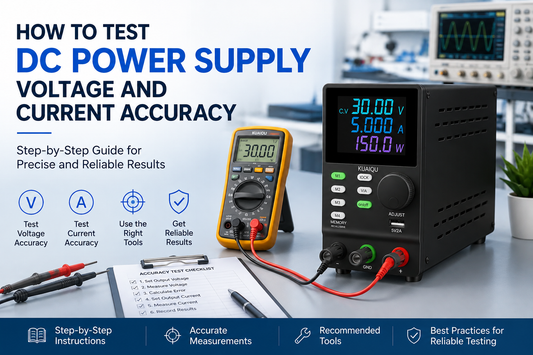 How to Test DC Power Supply Voltage and Current Accuracy