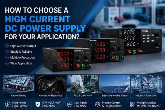 How to Choose a High Current DC Power Supply?