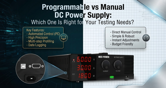 Programmable vs Manual DC Power Supply: Which One Is Right for Your Testing Needs?