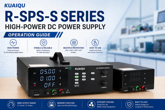 KUAIQU R-SPS-S Series High-Power DC Power Supply (1500W–3000W)Operating Instructions