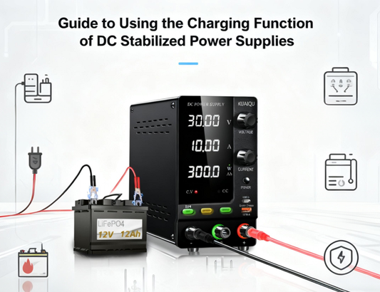 Guide to Using the Charging Function of DC Stabilized Power Supplies