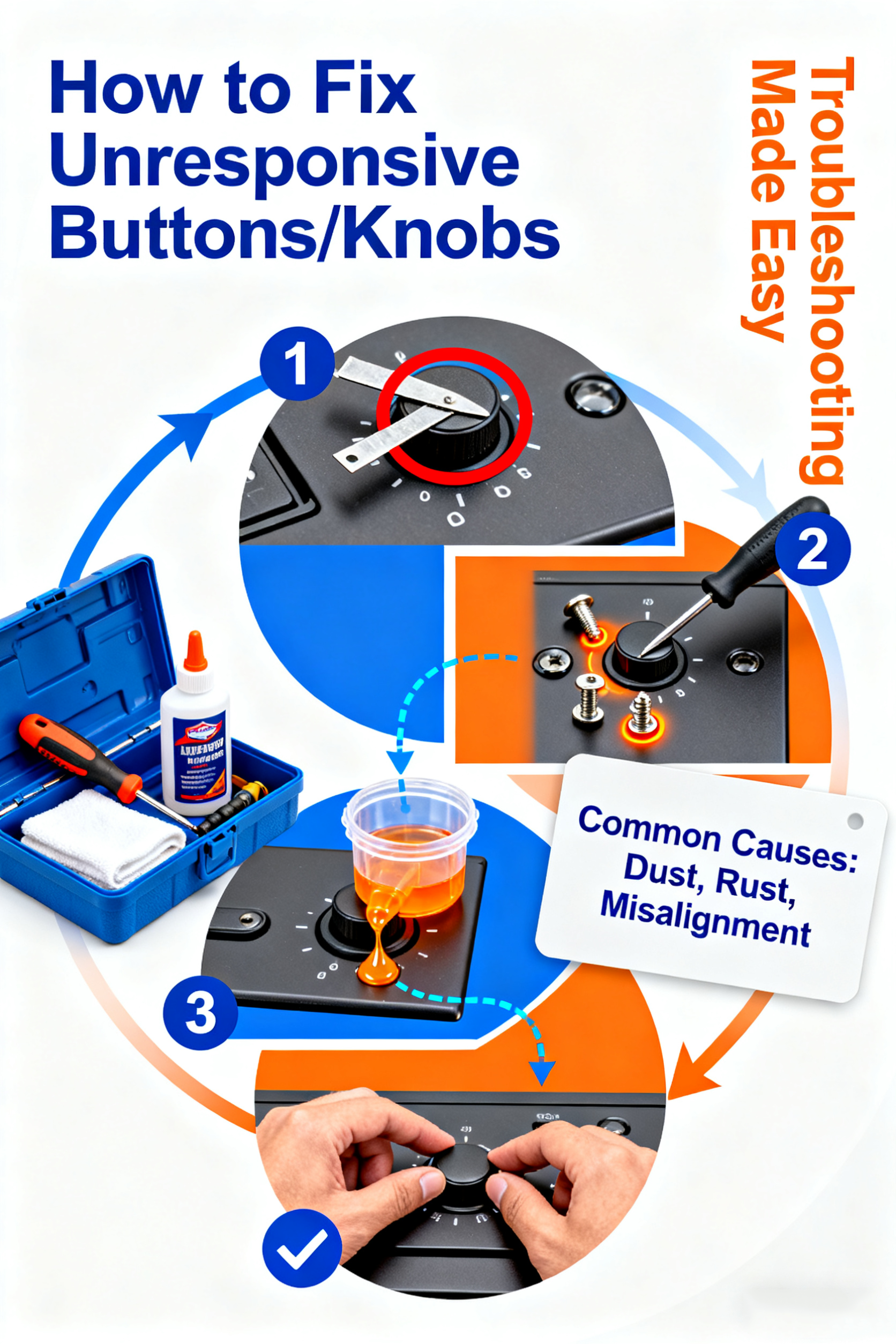 How to Fix Unresponsive Buttons/Knobs (Unable to Adjust Voltage/Curren ...