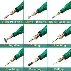 Accessoires pour mini-broyeur KUAIQU HB-004 - Idéal pour le polissage et la sculpture