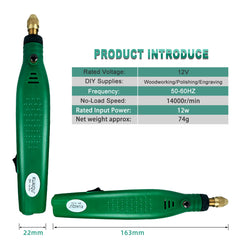 Accessoires pour mini-broyeur KUAIQU HB-004 - Idéal pour le polissage et la sculpture