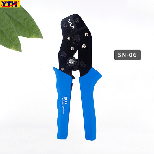 YTH-SN-06 Multi-Function Crimping Pliers, AWG 16-10 (1.25-6mm²), Terminal Clamp, Wire Stripper & Cutter for Electrical Wires