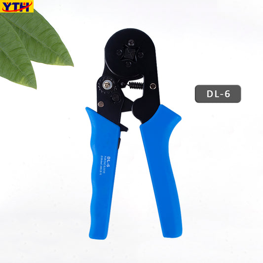 YTH-DL-6 Self-Adjusting Crimping Pliers, AWG 28-10 (0.08-6mm²), for Tube & Bare Terminals