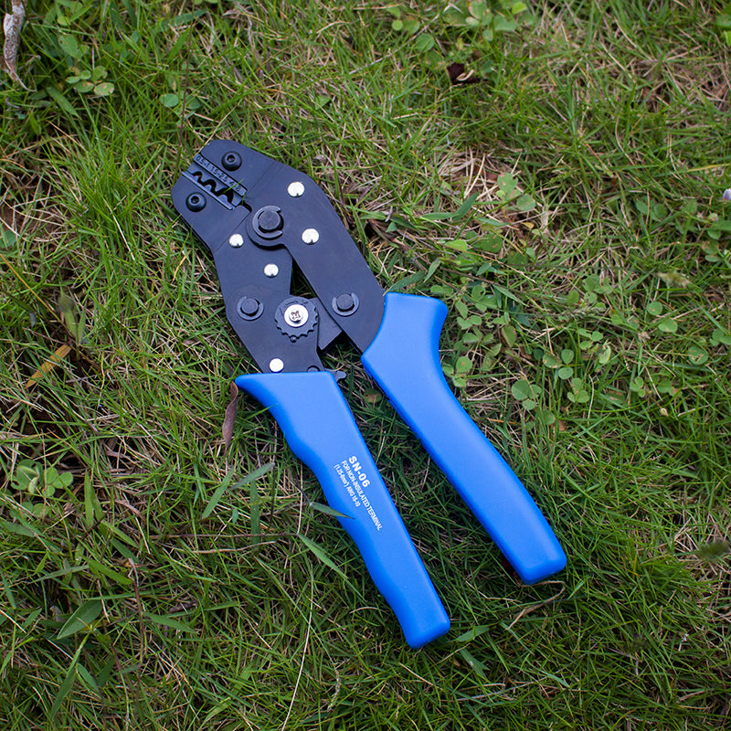 YTH-SN-06 Multi-Function Crimping Pliers, AWG 16-10 (1.25-6mm²), Terminal Clamp, Wire Stripper & Cutter for Electrical Wires