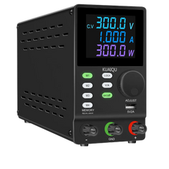 KUAIQU SPPS-D10001-232 - Alimentation CC haute tension 1 000 V 1 A avec écran couleur et fonction mémoire pour tests en laboratoire et de vieillissement