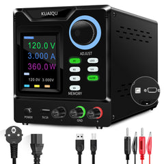 SPPS-D1203 120V 3A 360W Scientific Instrument Power Supply, Laboratory DC Power Supply for Research Equipment