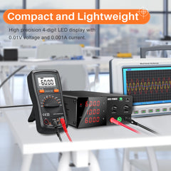 Nice Power R-SPS6010 - Fuente de alimentación de alta potencia de 60 V, 10 A y 600 W CC con interruptor de salida y perilla de ajuste para prueba de envejecimiento