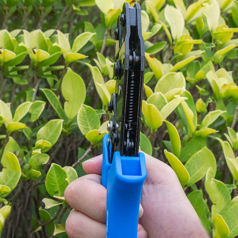 YTH-SN-28B Mini Terminal Crimping Pliers, AWG 28-18 (0.1-1mm²), Ratchet Insulated Terminal Clamp for Precision Electrical Work