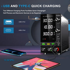 KUAIQU SPPS-C3010C 30V 10A 300W Smart DC Power Supply for Portable Power Station Battery Pack