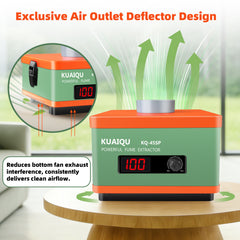 KQ-45SP 45W Solder Fume Extractor with HEPA & Activated Carbon Filter, Desktop Smoke Absorber for Soldering and Electronics Repair