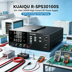 NICE-POWER R-SPS30100-232 - Alimentation CC haute puissance 30 V 100 A 3 000 W avec affichage à 4 chiffres pour l'électronique industrielle