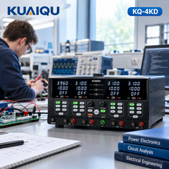0-30V 4-Channel Programmable DC Power Supply for Electronic Engineering,KQ-4KD Multi-Output Bench Power Supply
