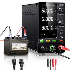 KUAIQU SPPS-C605C 60V 5A 300W Adjustable DC Power Supply for E-Bike Battery Charging