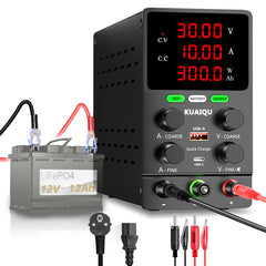 KUAIQU SPS1203C 120V 3A DC Power Supply for Power Electronics, Component & R&D Testing