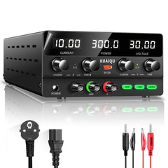 Fuente de alimentación de CC NICE-POWER SPS-H3010 de 30 V y 10 A con galvanoplastia y pantalla de cuatro dígitos en color negro para mantenimiento profesional.
