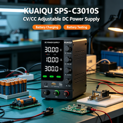 KUAIQU SPS-C3010S CV/CC Adjustable DC Power Supply for Battery Charging &Testing