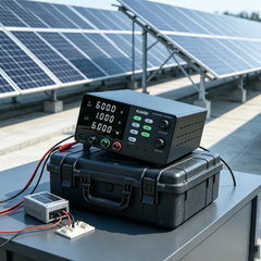 KUAIQU SPPS-D10001-232 - Fuente de alimentación de CC de alto voltaje de 1000 V y 1 A con pantalla a todo color y ajustes preestablecidos de memoria para pruebas de laboratorio y de envejecimiento