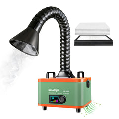 KQ-80SP 80W solder fume extractor with HEPA and activated carbon filter
