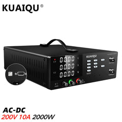 200V 10A Industrial Adjustable High Power DC Power Supply For Industrial R&D Lab
