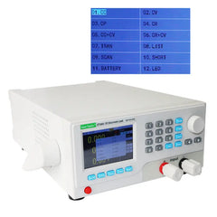 Testeur de charge électronique CC programmable 1 200 W ET5303, accessoires d'alimentation, modes CC, CV, CR, CP, CC + CV, CR + CV, testeur de résistance d'isolement de batterie 