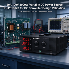 20A 100V 2000W Variable DC Power Source R-SPS10020 for DC Converter Design Validation