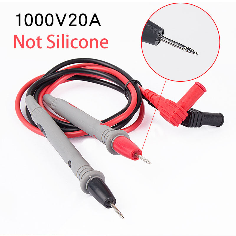 Test Leads 1000V 20A Silicone/normal optional Large-Tip Stable Grip universal Multimeter Accessories