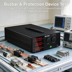 2400W High-Current DC Power Supply for Power Circuit Testing NICE-POWER R-SPS3080 30V 80A with Voltage/Current Display