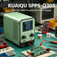 KUAIQU SPPS-Q305 30V 5A 150W Precision DC Power Supply for PCB Repair &Electronics Testing