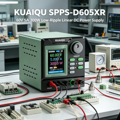 KUAIQU SPPS-D605XR 60V 5A 300W Low-Ripple Linear DC Power Supply for 48V & Industrial Electronics