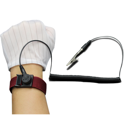 2PCS Anti-Static Wristbands Red 3