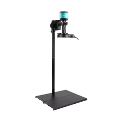 YIZHAN 48MP 4K Ultra HD Industrial Microscope , USB HDMI, 150X C-mount Lens & Height-Adjustable Stand for PCB Soldering, Electronics Repair & Quality Control