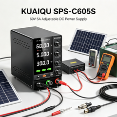 KUAIQU SPS-C605S 60V 5A Regulated DC Power Supply for Solar &PV Electronics Testing