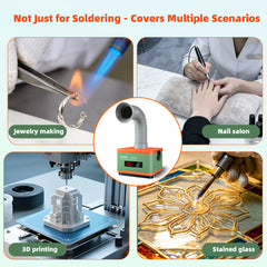 KQ-45SP 45W Solder Fume Extractor with HEPA & Activated Carbon Filter, Desktop Smoke Absorber for Soldering and Electronics Repair