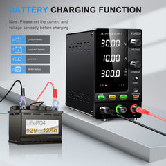 KUAIQU SPPS-C3010C 30V 10A 300W Adjustable DC Power Supply for RC Battery Charging