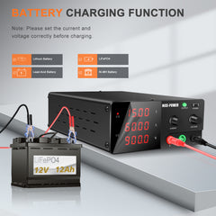 NICE-POWER 15V 60A 900W Regulated DC Power Supply,R-SPS1560 Medical Equipment Power Supply for Medical Electronics Development &Maintenance