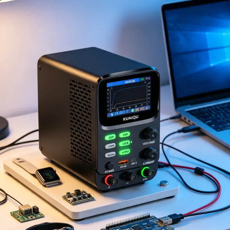 30V 10A High Current DC Power Supply with Real-Time Curve Display for BLDC Motor Drive & Control System Development