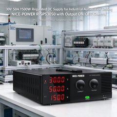30V 50A 1500W Regulated DC Supply for Industrial Automation Testing NICE-POWER R-SPS3050 with Output ON/OFF Control