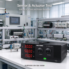 30V 50A 1500W Regulated DC Supply for Industrial Automation Testing NICE-POWER R-SPS3050 with Output ON/OFF Control