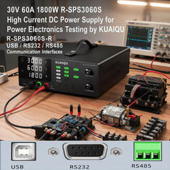 30V 60A 1800W R-SPS3060S High Current DC Power Supply for Power Electronics Testing by KUAIQU