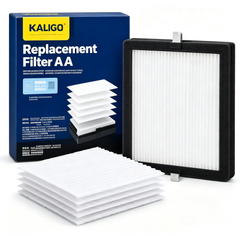 KQ-80SP Fume Extractor Replacement Filter Kit, 5-Pack Pre-Filter Cotton + 2-in-1 Main Filter with Activated Carbon