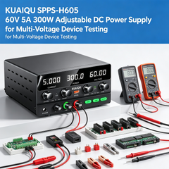 KUAIQU SPPS-H605 60V 5A 300W Adjustable DC Power Supply for Multi-Voltage Device Testing